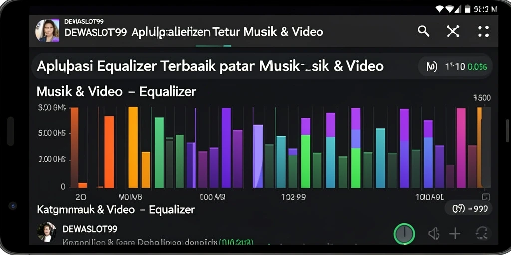 Antarmuka DEWASLOT99 dengan kontrol Equalizer yang lengkap.