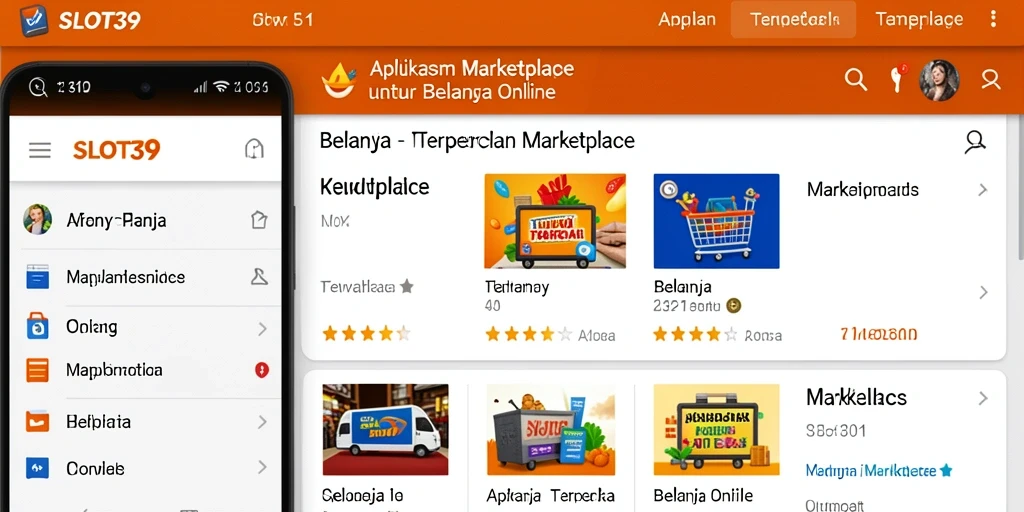 Tampilan antarmuka pengguna SLOT39 yang sederhana dan menarik.