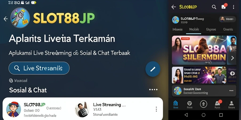 Antarmuka SLOT88JP yang intuitif dan menarik untuk Live Streaming.